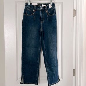 New with tag Judy Blue high waste straight leg dark wash jean. Size 5/27